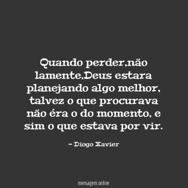 Quando perder