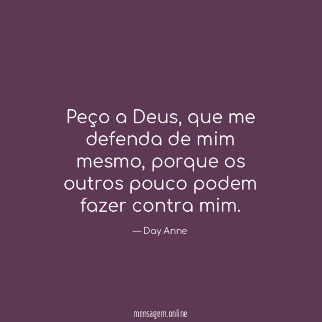 Peço a Deus