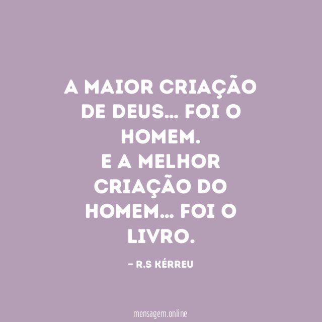 A maior criação de Deus