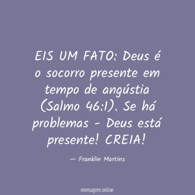EIS UM FATO