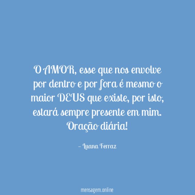 O AMOR
