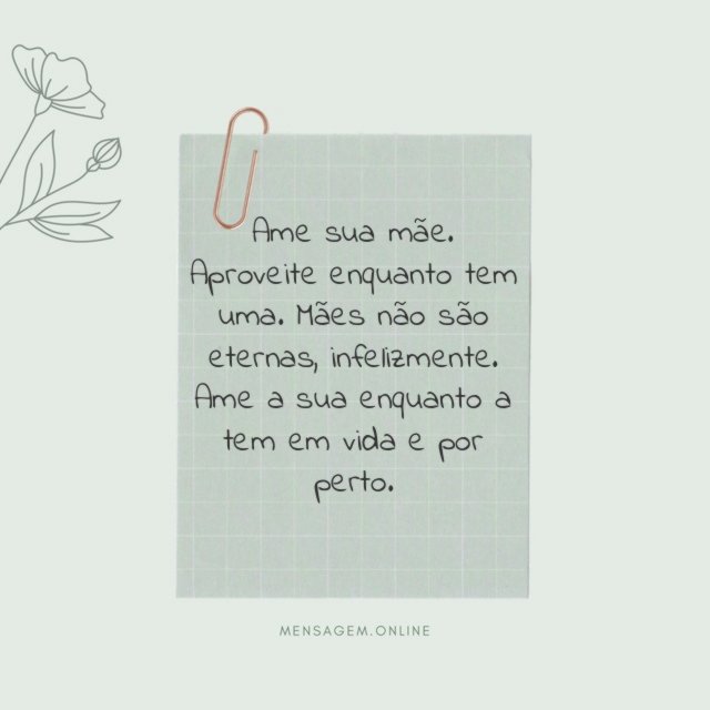 Ame sua mãe