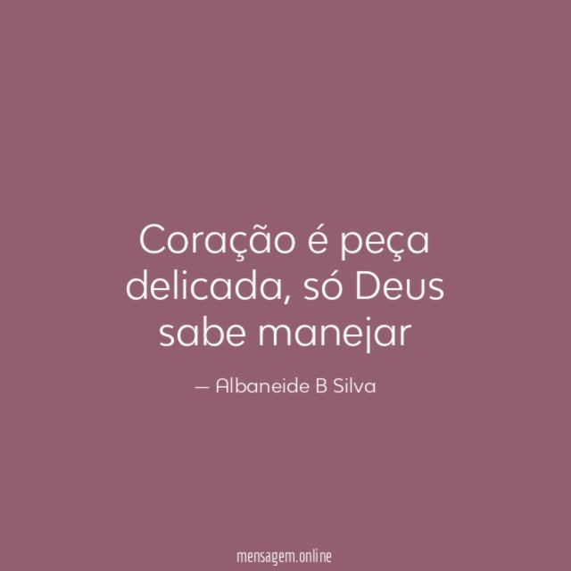 Coração é peça delicada