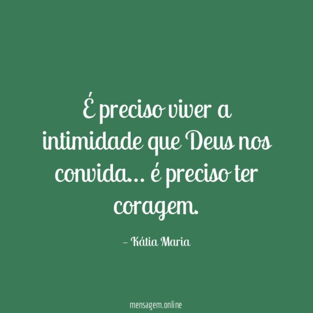 É preciso viver a intimidade que Deus nos convida