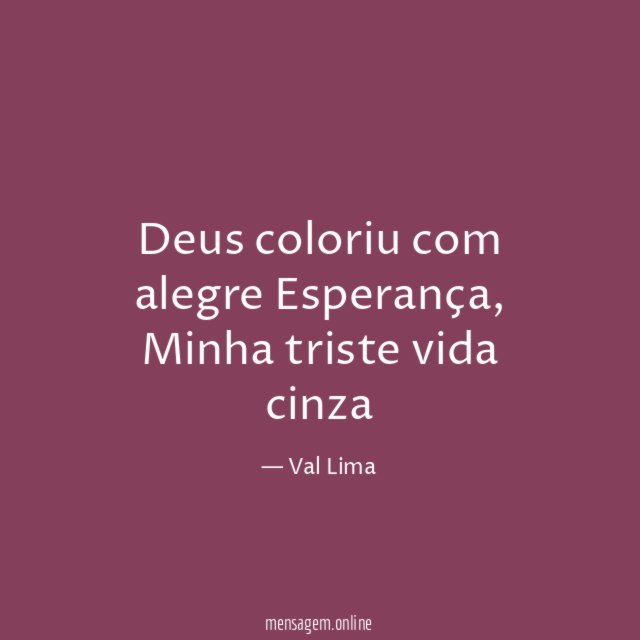 Deus coloriu com alegre Esperança