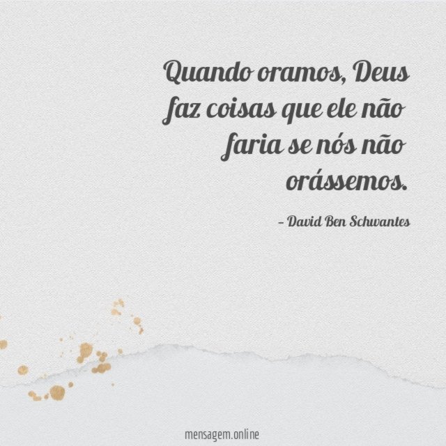 Quando oramos