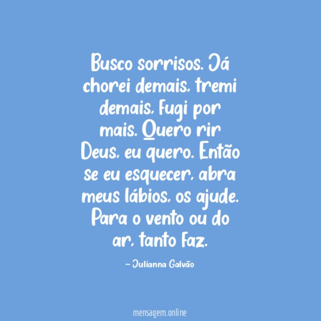 Busco sorrisos