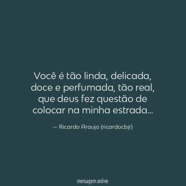 Você é tão linda