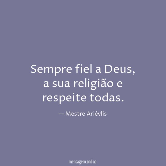 Sempre fiel a Deus