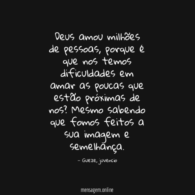 Deus amou milhões de pessoas