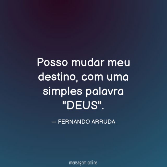 Posso mudar meu destino