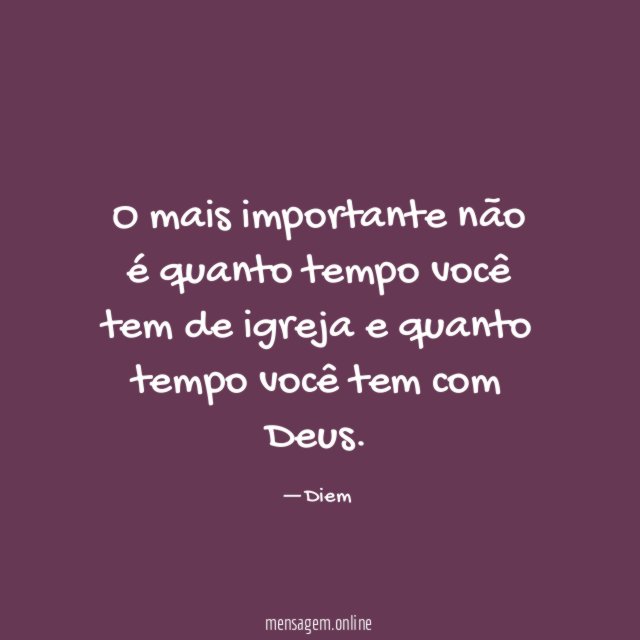 O mais importante não é quanto tempo você