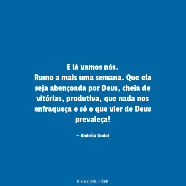 E lá vamos nós