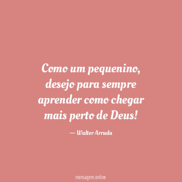 Como um pequenino