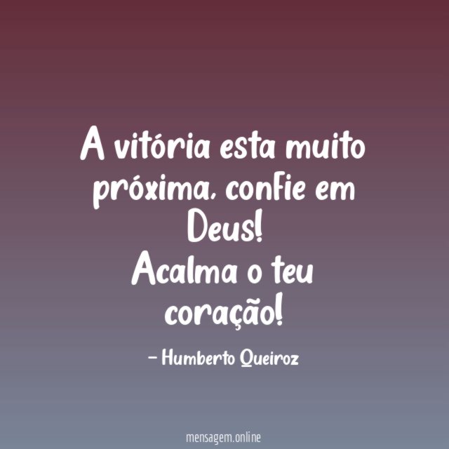 A vitória esta muito próxima