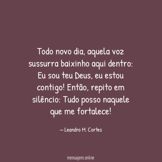 Todo novo dia