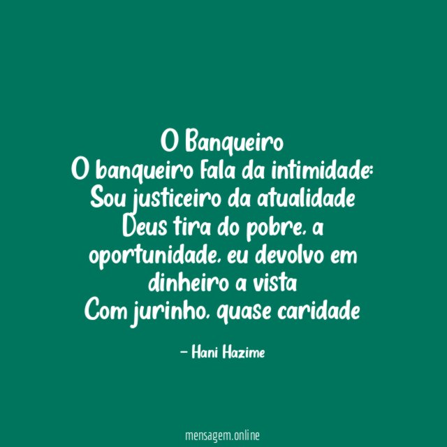O Banqueiro