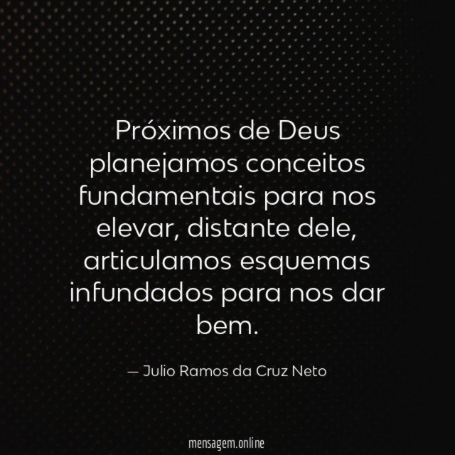 Próximos de Deus planejamos conceitos fundamentais para nos elevar