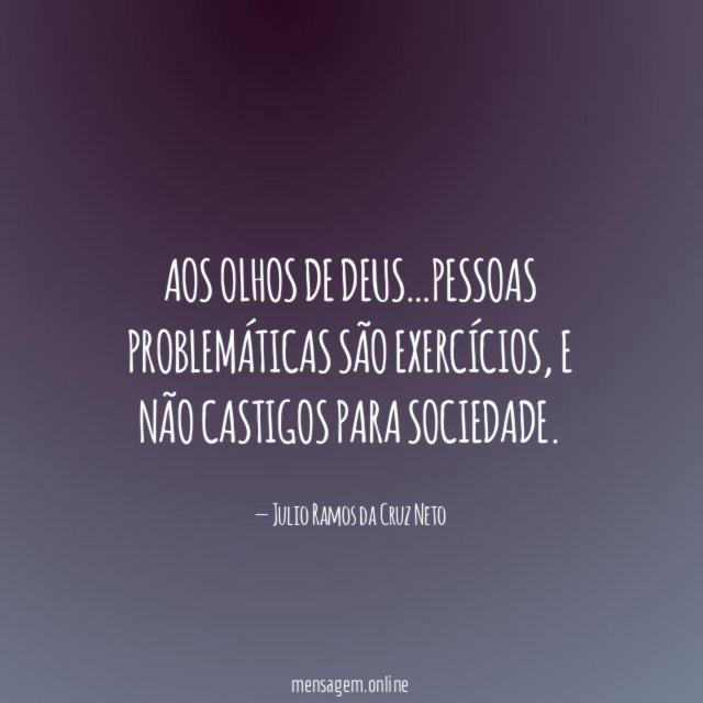 Aos olhos de Deus