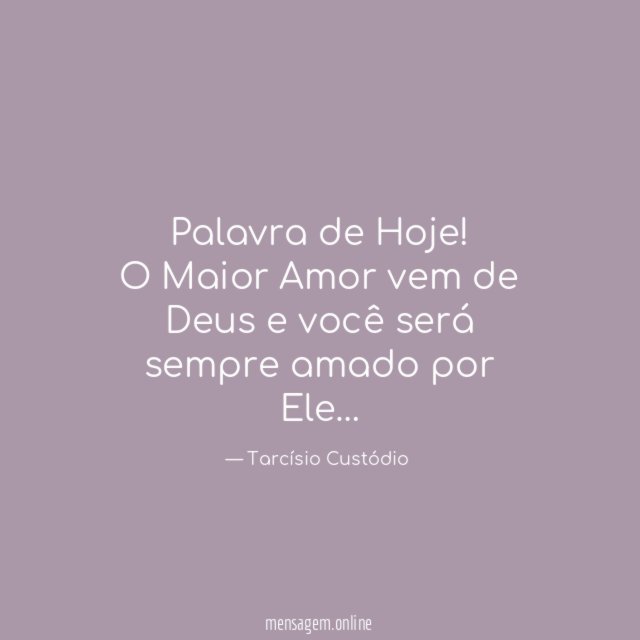 Palavra de Hoje