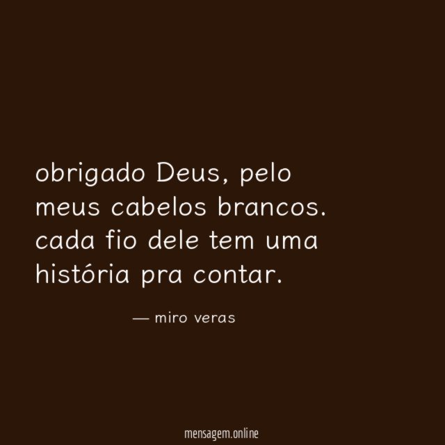 obrigado Deus