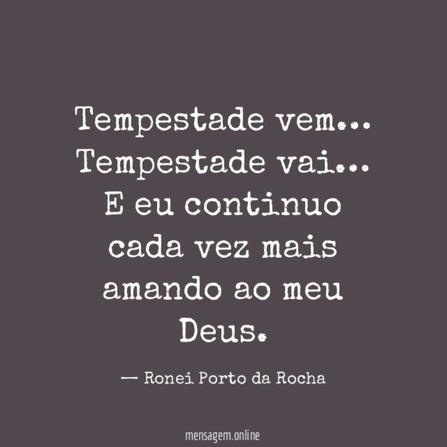 Tempestade vem