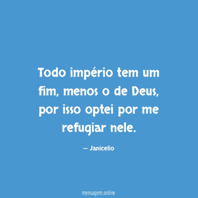Todo império tem um fim