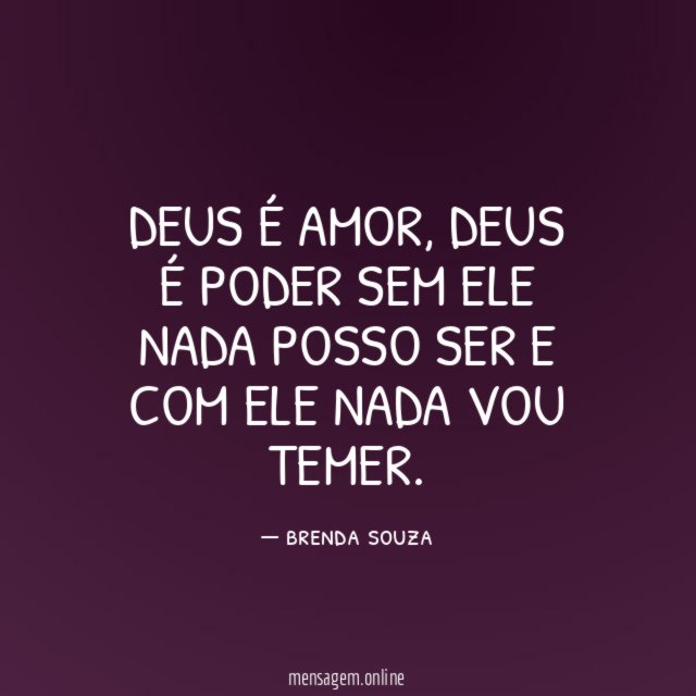 DEUS É AMOR