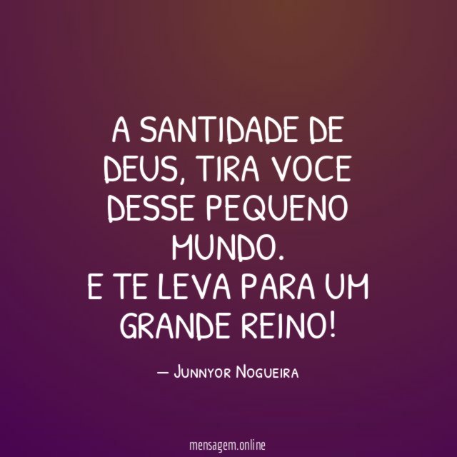 A SANTIDADE DE DEUS