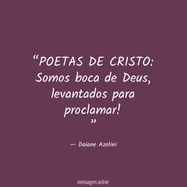 POETAS DE CRISTO
