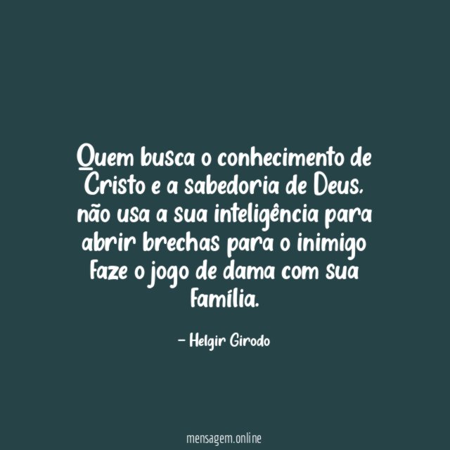 Quem busca o conhecimento de Cristo e a sabedoria de Deus