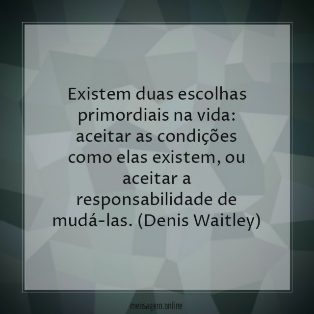 Duas escolhas