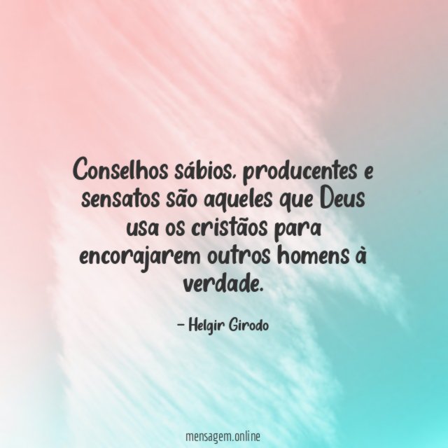 Conselhos sábios