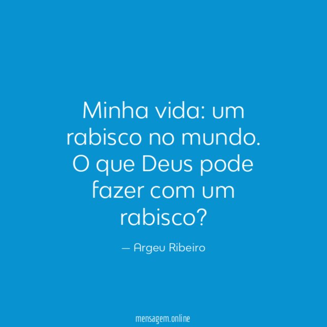 Minha vida