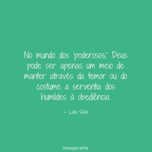 No mundo dos 'poderosos