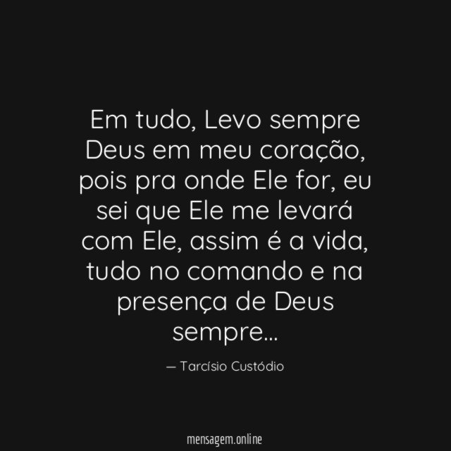 Em tudo