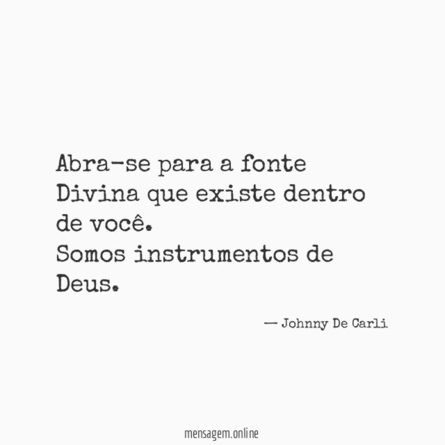 Abra-se para a fonte Divina que existe dentro de você