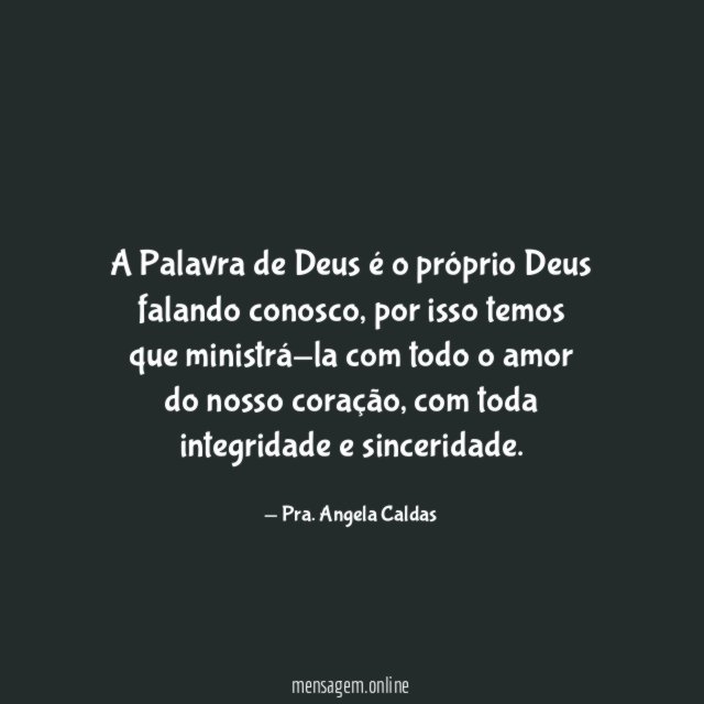A Palavra de Deus é o próprio Deus falando conosco
