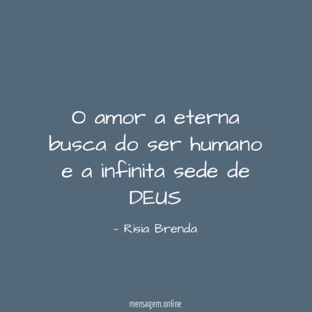 O amor a eterna busca do ser humano
