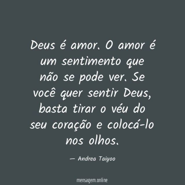 Deus é amor