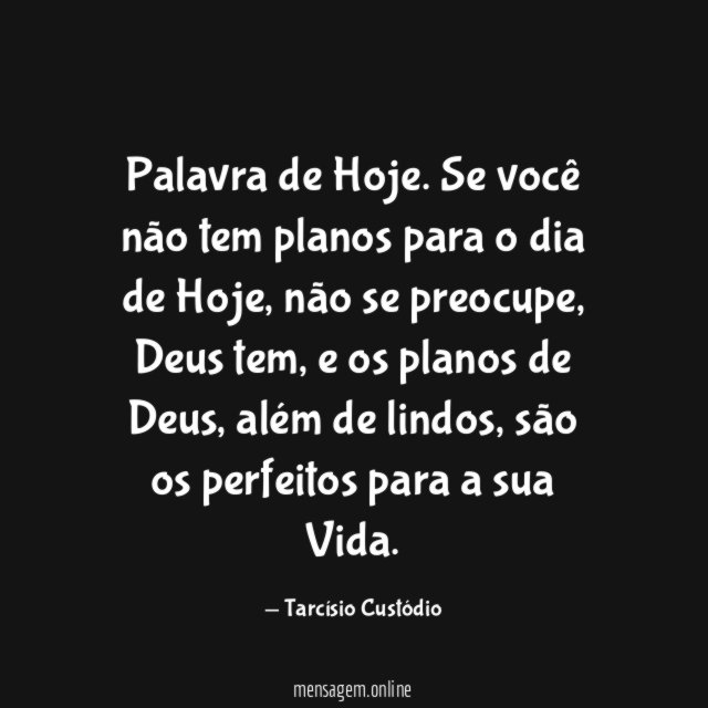 Palavra de Hoje