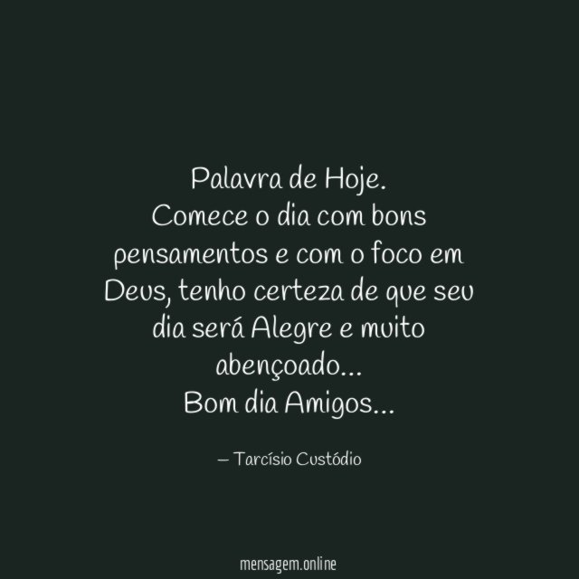 Palavra de Hoje