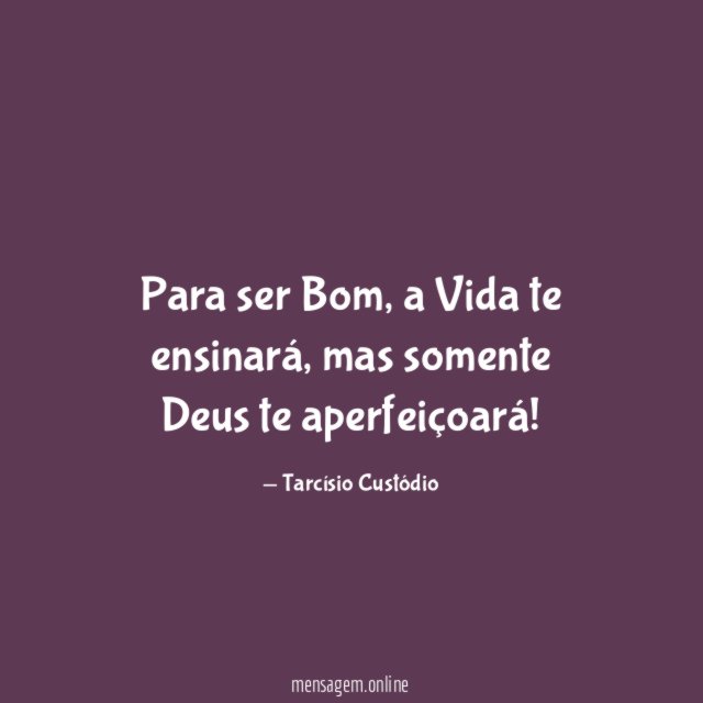 Para ser Bom