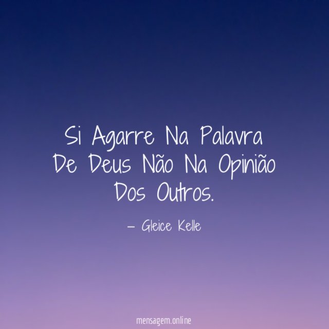 Si Agarre Na Palavra De Deus Não Na