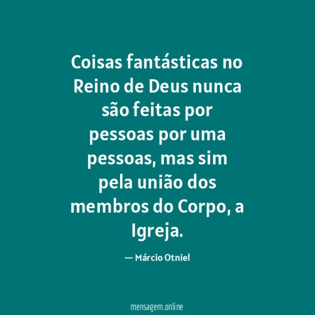 Coisas fantásticas no Reino de Deus nunca são