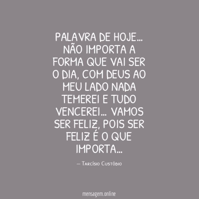 Palavra de Hoje