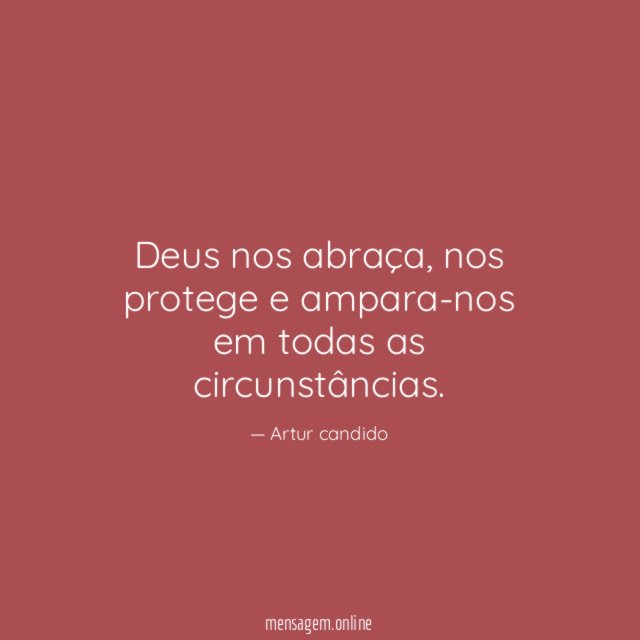Deus nos abraça
