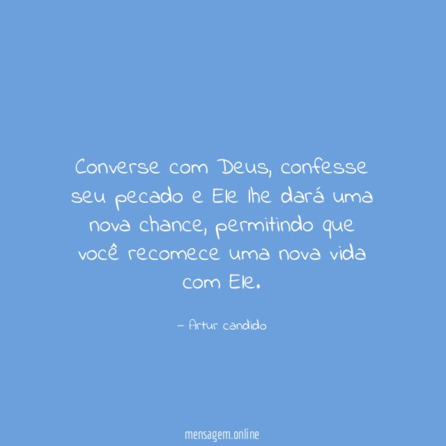 Converse com Deus