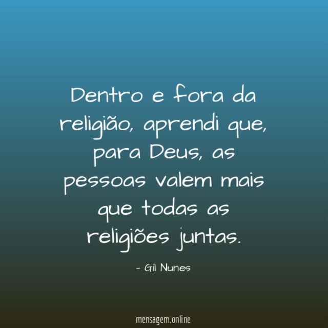 Dentro e fora da religião