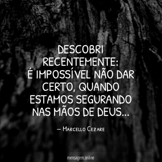 DESCOBRI RECENTEMENTE